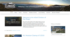 Desktop Screenshot of alliedclimbers.org